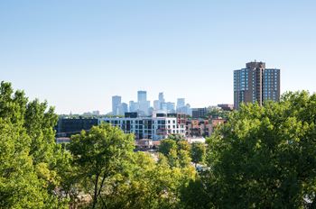 Lake and city views